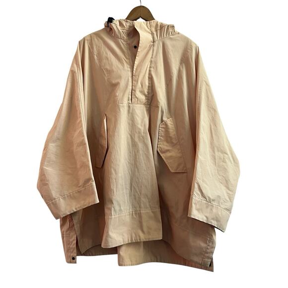 Everlane Yellow Tan ReNew Anorak Rain Parka Size M - Picture 1 of 14